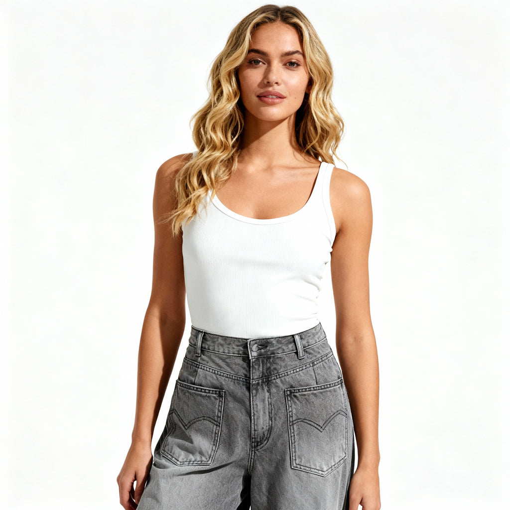 Essential Ribbed Tank