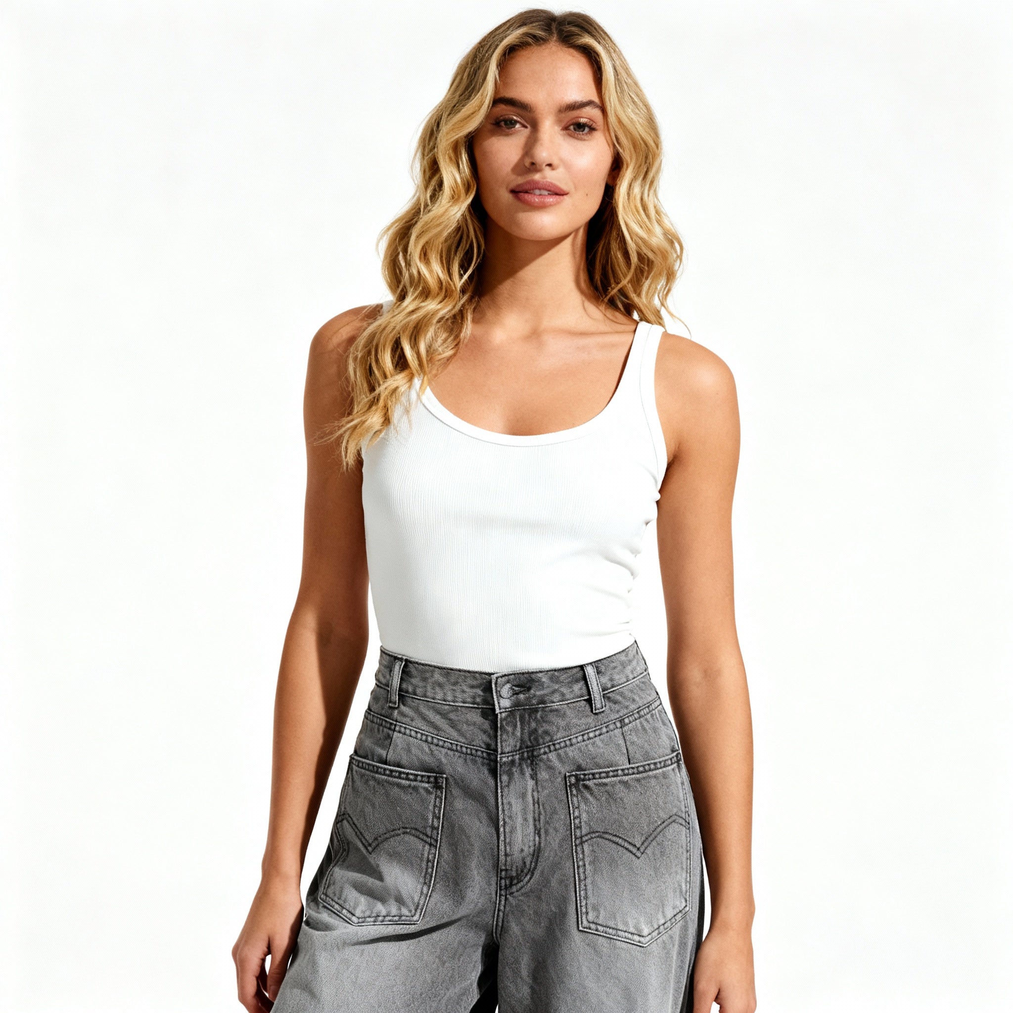 Essential Ribbed Tank